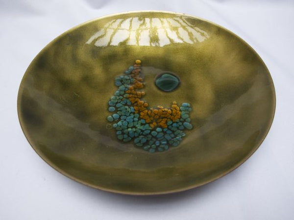 Mid-Century Bovano Enamel Over Copper Plate