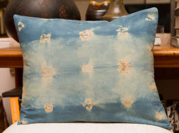 Shibori Pillow Silk Pinch Pattern